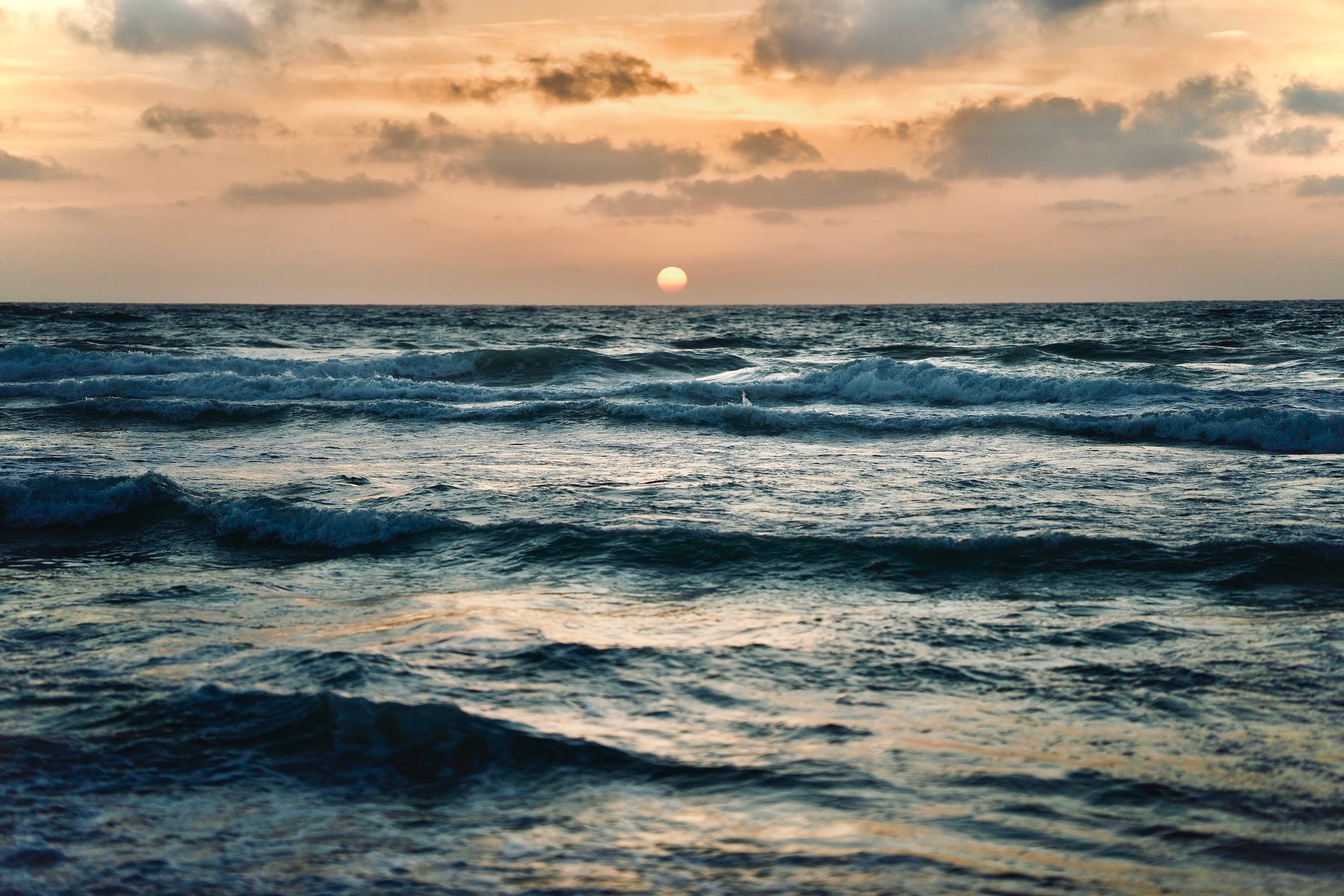 A Gazan Sunset • غروب غزّي